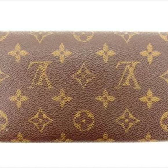 Louis Vuitton Wallet Purse Monogram Canvas Brown Woman Authentic Used - Picture 6 of 7